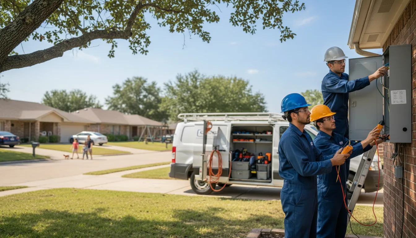 Certified electrician providing emergency electrical services in Lindsay, OK